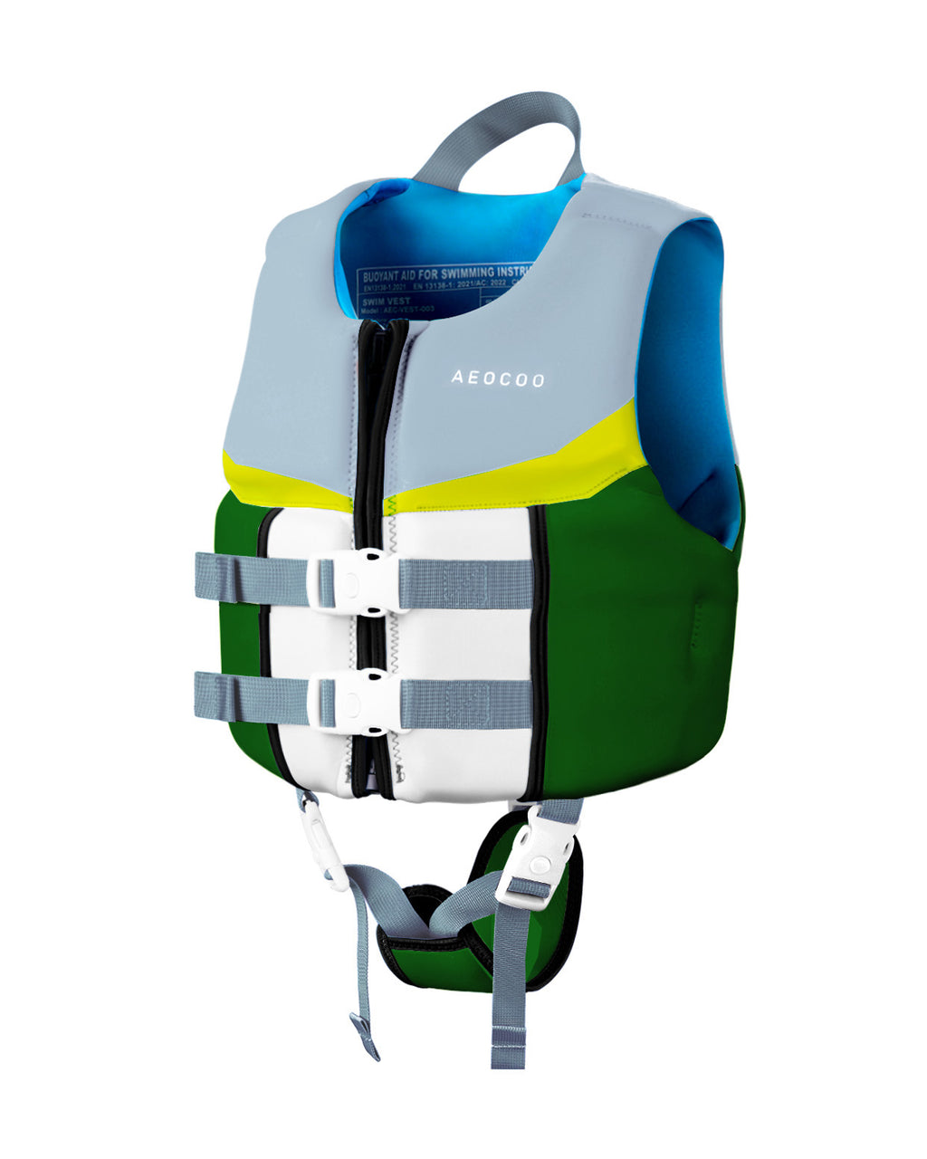AEOCOO Kids Swim Vest – Buoyancy Pool Float Jacket for Ages 2-9 Years, 20-90 lbs
