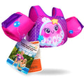 AEOCOO Toddler Swim Vest – Puddle Float Jumper with Arm Floaties for Kids 1-7 Years, 20-70 lbs (Seajelly)